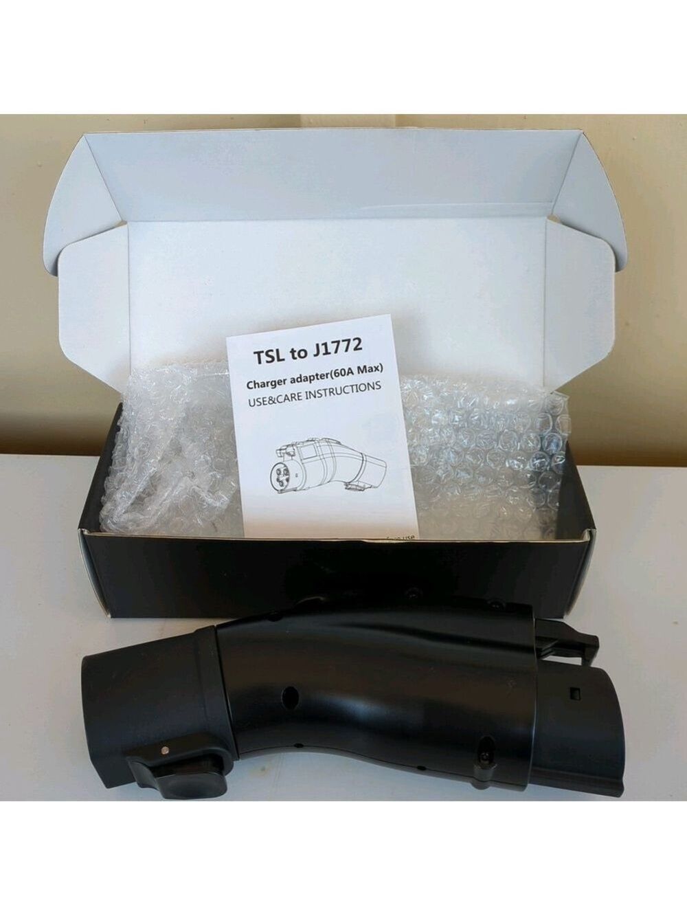 Tesla SAE J1772 Adapter J1772R to TSL02P charger Public EV Charging Station Plug - Picture 3 of 8